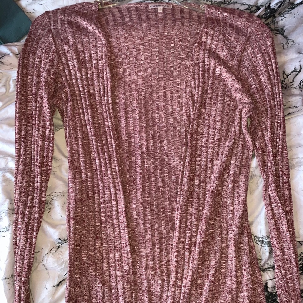 a thin sweater material cover up